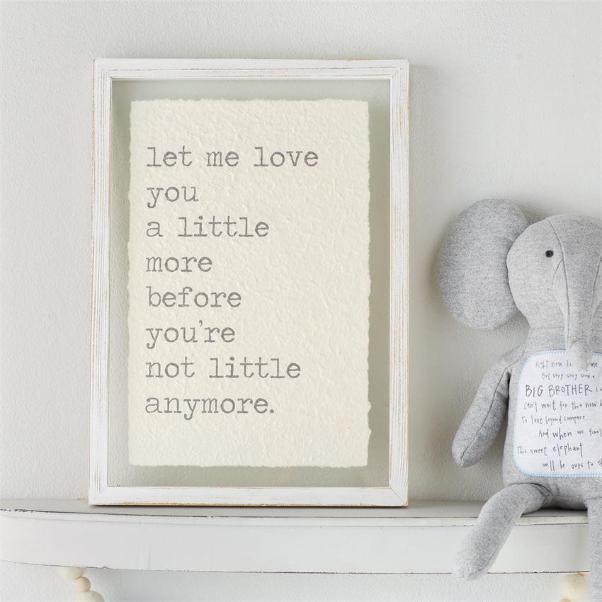 Little Love Glass Plaque - Brinhdeeks